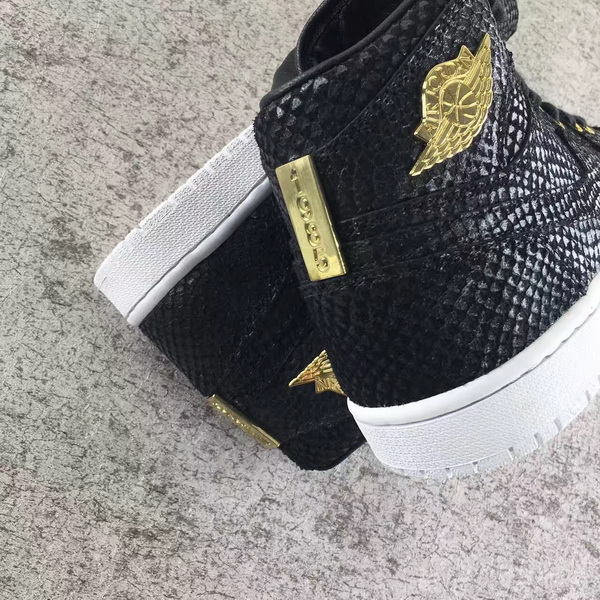 Authentic Air Jordan 1 Pinnacle Black